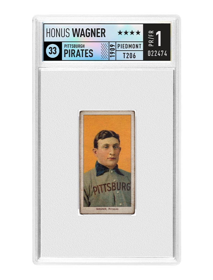 T206 Honus Wagner baseball card, Pittsburg Pirates, Honus Wagner