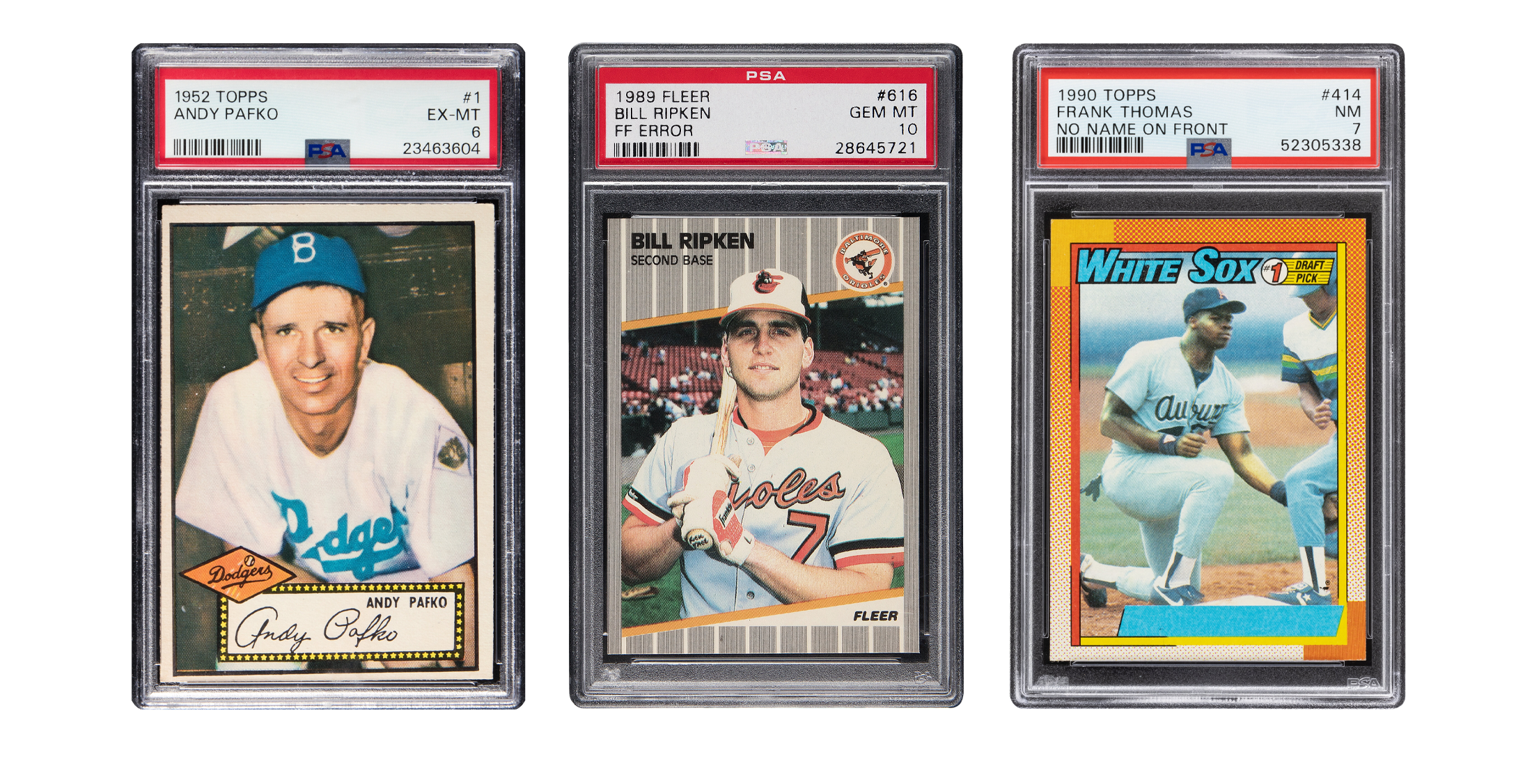 The Most Iconic Error Cards in Baseball Card History: From Ripken to Frank Thomas – Anvil Card Co.