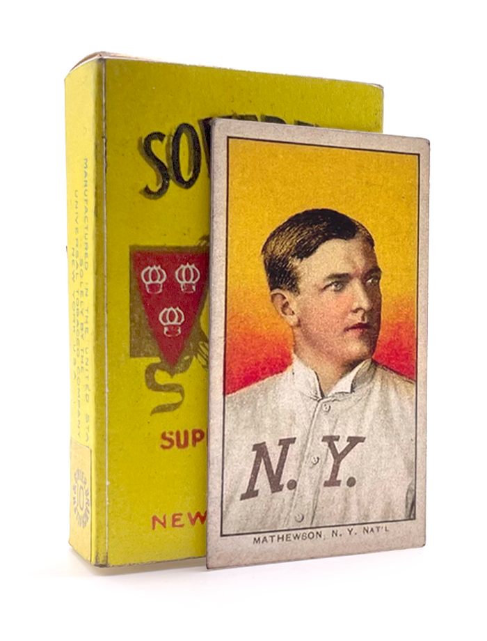 Sovereign Pack with 1909 T206 Christy Mathewson Card | Vintage Baseball ...