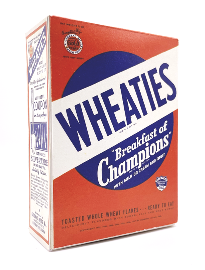 1937 Wheaties Box Joe DiMaggio Baseball Cards Anvil Card Co.